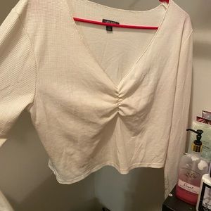 Long sleeved crop top from target